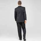 Charcoal Single Pleat Wool Suit, Charcoal, small