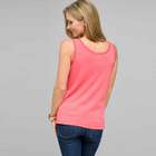 Lace Trim Tank, fiesta coral, small