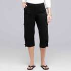 Light Weight Cargo Capri, Black, small