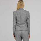 One Button Flat Front Jacket, Ink & White, small