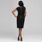 Boardroom Sheath Dress, Black, small