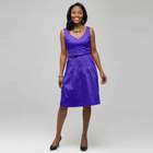 Belted Fit and Flare., Pansy, small