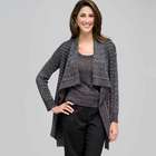 Cable Cardigan, Black Multi, small