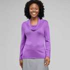 Draped Cowl Neck, Crocus, small