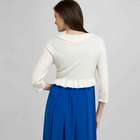 Ruffle Cardigan, Ivory, small