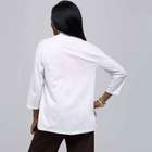 Drape Front Cardigan., White, small