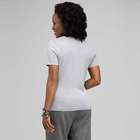 Scoop Neck Shell, Zinc, small