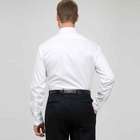 No-Iron Textured Dress Shirt, White, small