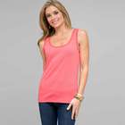 Lace Trim Tank, fiesta coral, small
