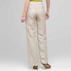 Washable Linen Classic Yoke Pant, Stone and White, small