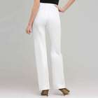 Straight Leg Pant., White, small