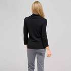 Cowl Neck Sweater, Black, small