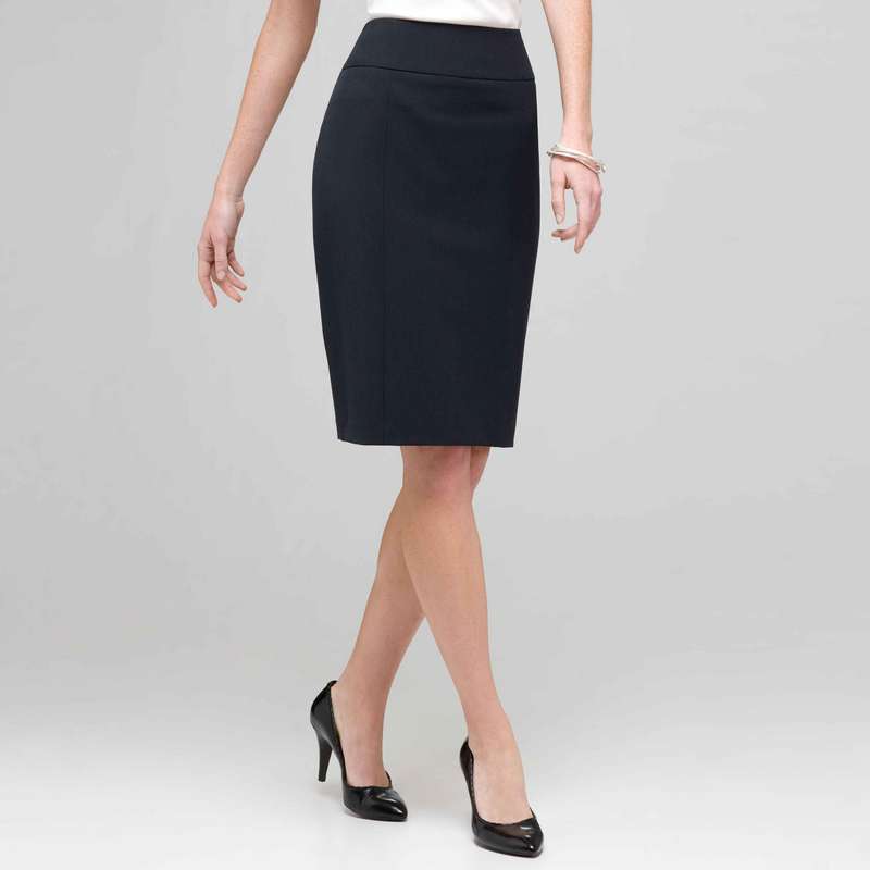 Classic Skirt, midnight navy, large