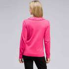 Long Sleeve Ruffle Front Cardigan, Begonia Pink, small