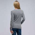 Long Sleeve Crew Neck Top, Heather Grey Multi, small