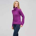 Wool Blend Turtle Neck Sweater, Meadow Violet, small