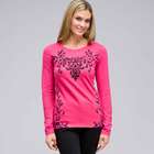 Long Sleeve Crew Neck Top, Begonia Multi, small