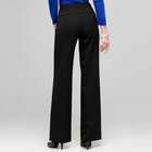 Flat Front Pant, Black, small