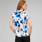 Floral Cap Sleeve Blouse, Ivory Multi, small