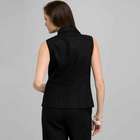 Linen Vest, Black, small
