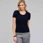 Scoop Neck Knit Top, Ink, small