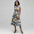 Floral Shirt Dress., Ivory Multi, small