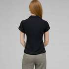 Must Have Washable No-Iron Georgette Blouse, Black, small