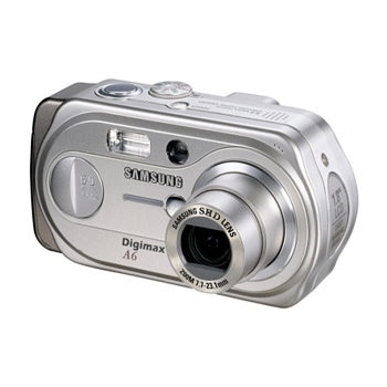 Samsung Digimax A6 - Digital camera - 6.0 Mpix - optical zoom: 3 x - supported memory: MMC, SD, , large
